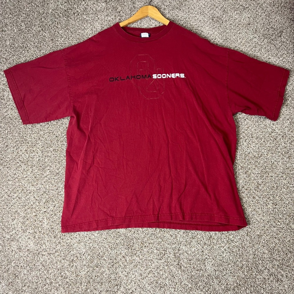 Champs Sports Oklahoma Sooners T-Shirt Mens 3XL Crimson Red OU NCAA Cotton Tee